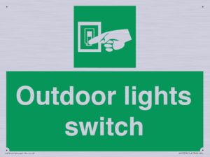 Outdoor lights switch